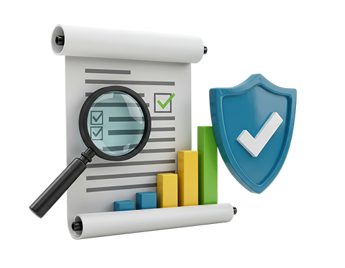 checklist and shield icons