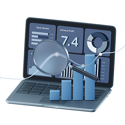 computer and data icon